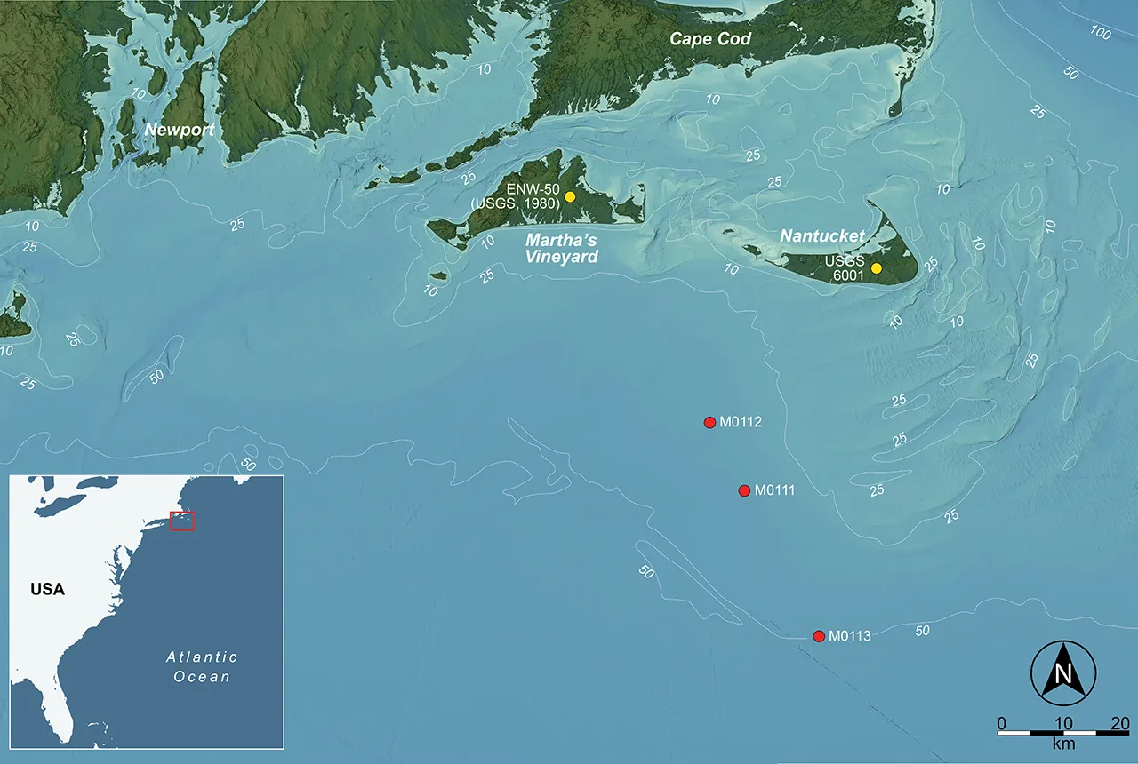 شوێنی ئاوی شیرین لە ژێر زەریای ئەتڵەسی